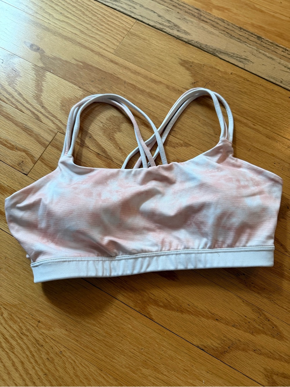GAP Pink Tie-Dye Eclipse Sports Bra